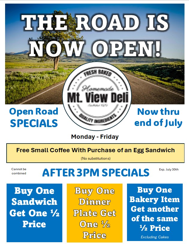 mt view open road flyer